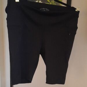 Beverly Hills Polo Club Black Women's Bike Shorts with Pockets